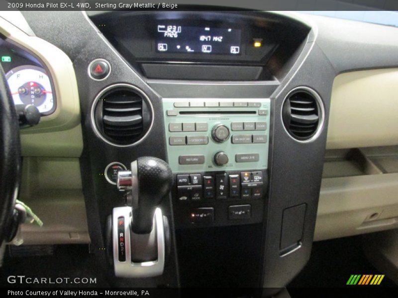 Sterling Gray Metallic / Beige 2009 Honda Pilot EX-L 4WD