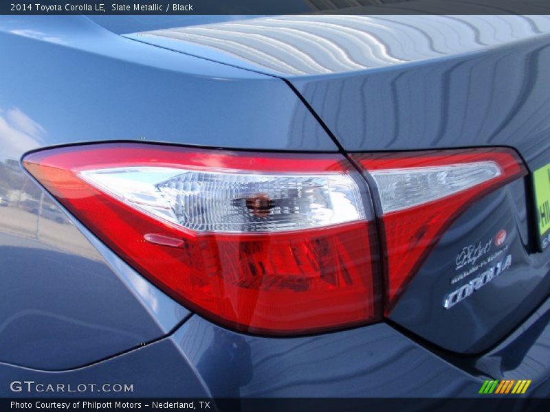 Slate Metallic / Black 2014 Toyota Corolla LE