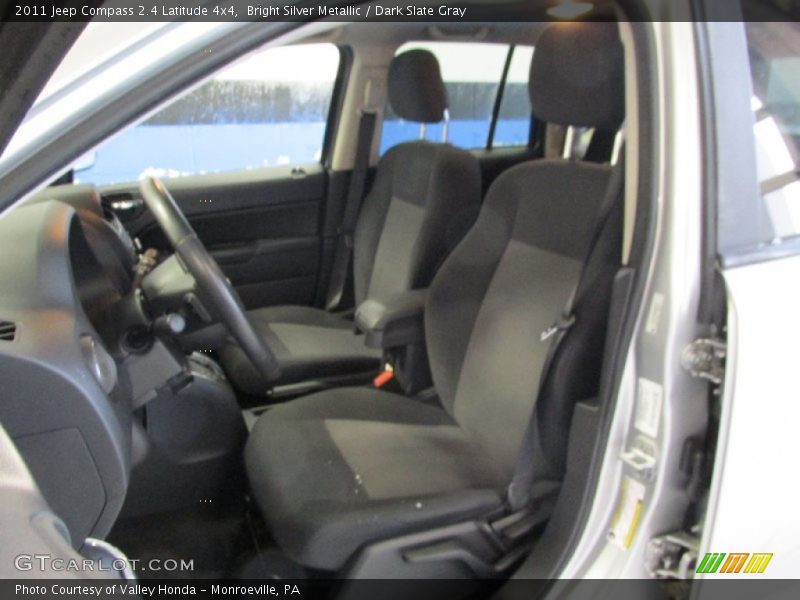 Bright Silver Metallic / Dark Slate Gray 2011 Jeep Compass 2.4 Latitude 4x4