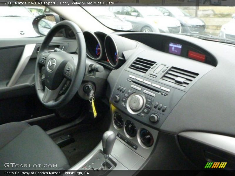 Velocity Red Mica / Black 2011 Mazda MAZDA3 s Sport 5 Door