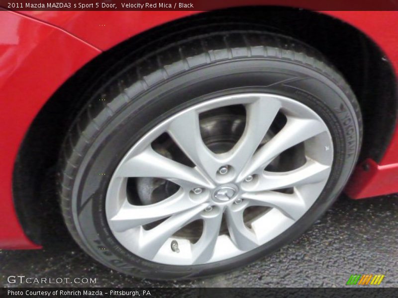 Velocity Red Mica / Black 2011 Mazda MAZDA3 s Sport 5 Door