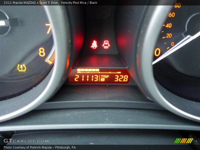 Velocity Red Mica / Black 2011 Mazda MAZDA3 s Sport 5 Door
