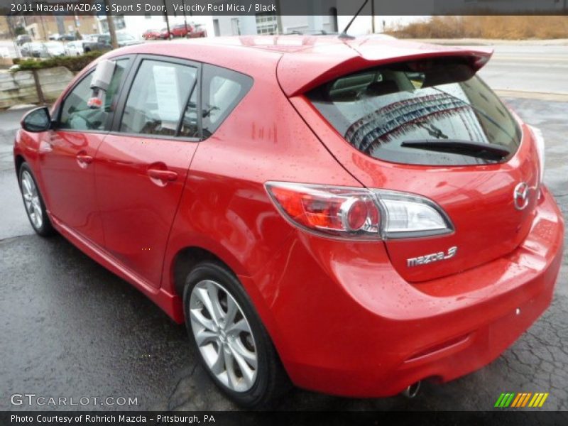 Velocity Red Mica / Black 2011 Mazda MAZDA3 s Sport 5 Door