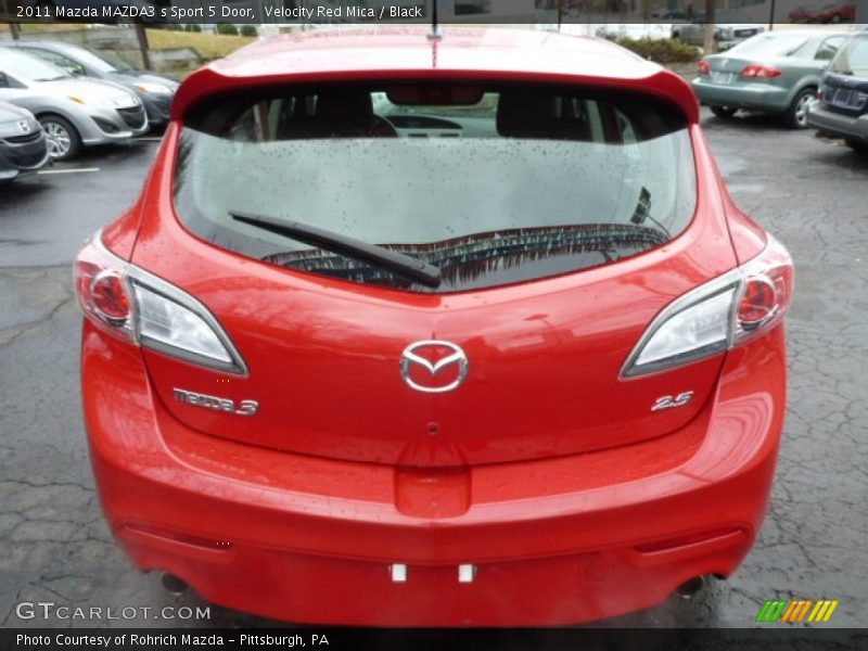 Velocity Red Mica / Black 2011 Mazda MAZDA3 s Sport 5 Door