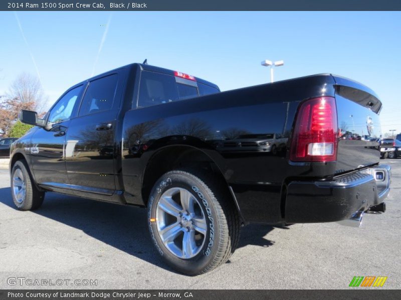 Black / Black 2014 Ram 1500 Sport Crew Cab