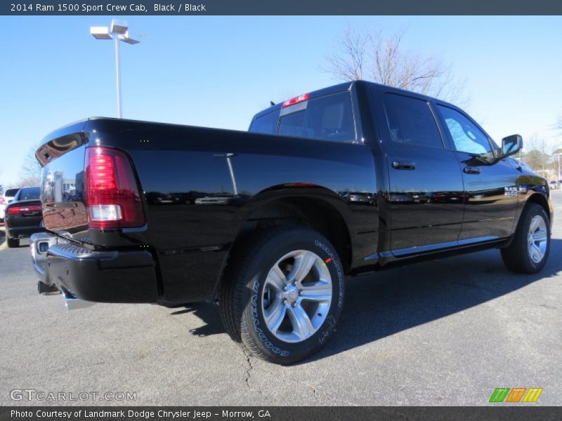 Black / Black 2014 Ram 1500 Sport Crew Cab