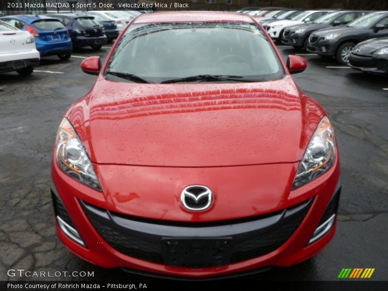 Velocity Red Mica / Black 2011 Mazda MAZDA3 s Sport 5 Door