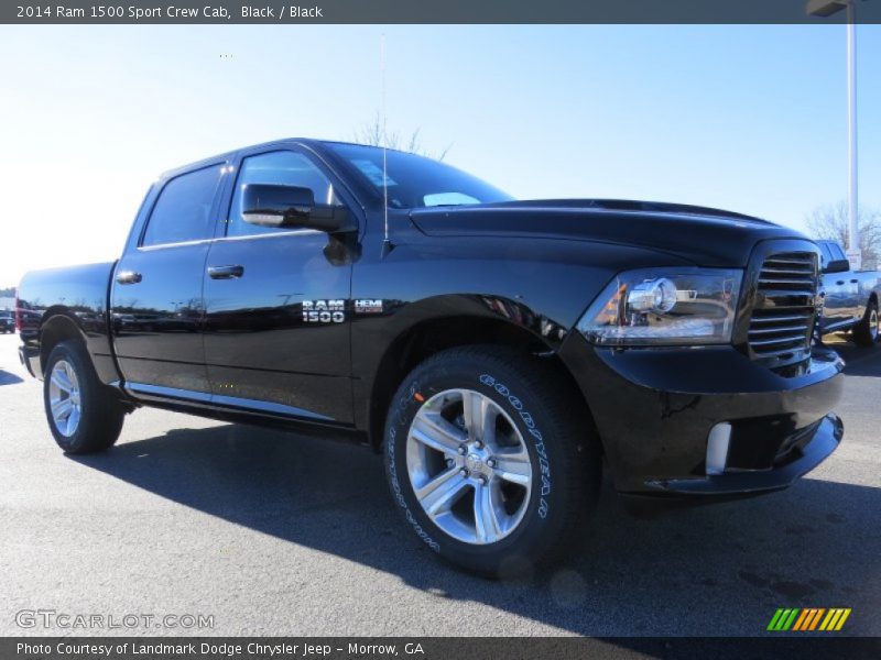 Black / Black 2014 Ram 1500 Sport Crew Cab