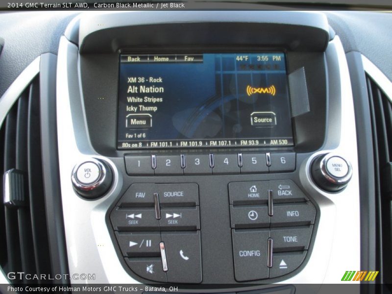 Carbon Black Metallic / Jet Black 2014 GMC Terrain SLT AWD