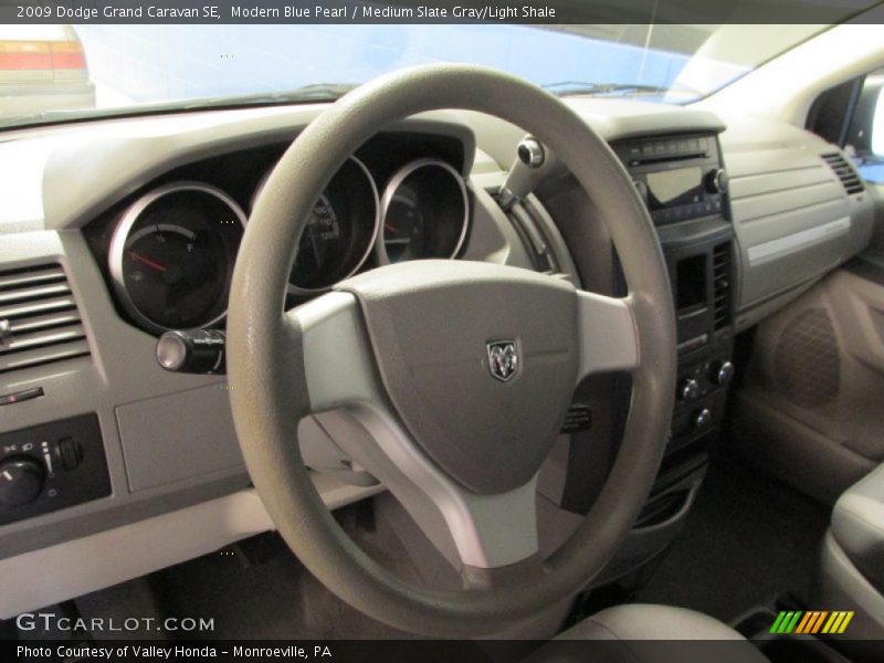 Modern Blue Pearl / Medium Slate Gray/Light Shale 2009 Dodge Grand Caravan SE