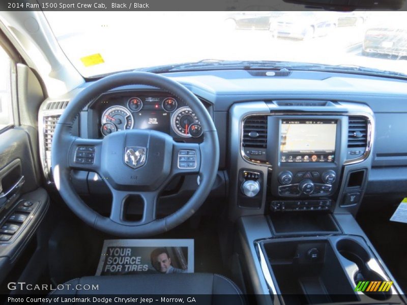 Black / Black 2014 Ram 1500 Sport Crew Cab