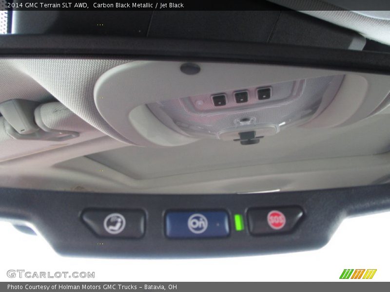Carbon Black Metallic / Jet Black 2014 GMC Terrain SLT AWD