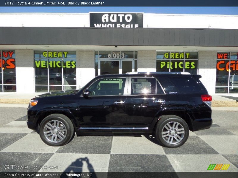 Black / Black Leather 2012 Toyota 4Runner Limited 4x4