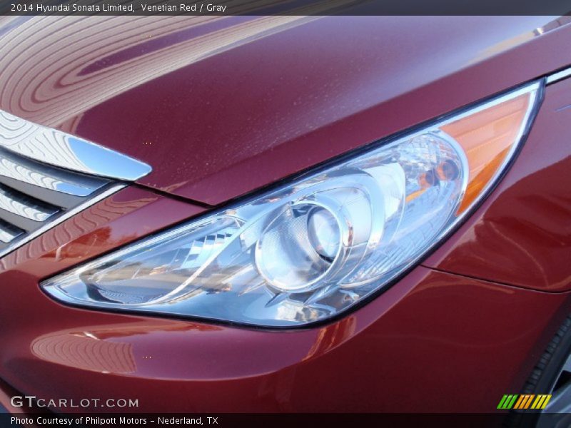 Venetian Red / Gray 2014 Hyundai Sonata Limited