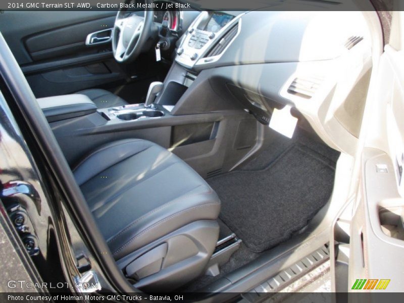 Carbon Black Metallic / Jet Black 2014 GMC Terrain SLT AWD
