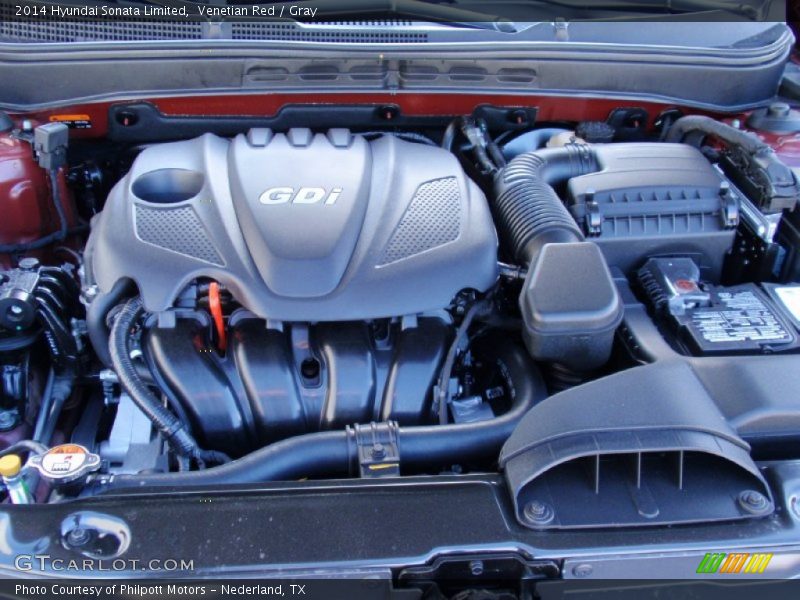 Venetian Red / Gray 2014 Hyundai Sonata Limited
