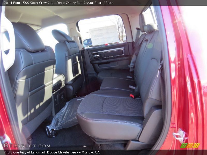 Rear Seat of 2014 1500 Sport Crew Cab