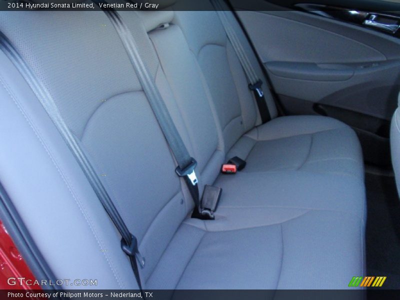 Venetian Red / Gray 2014 Hyundai Sonata Limited