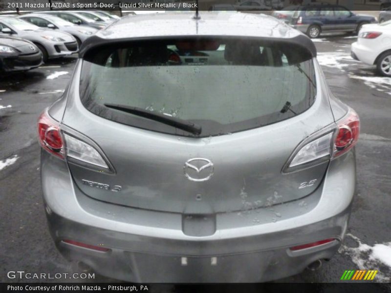 Liquid Silver Metallic / Black 2011 Mazda MAZDA3 s Sport 5 Door