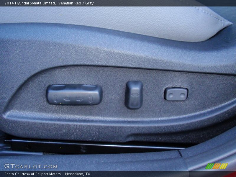 Venetian Red / Gray 2014 Hyundai Sonata Limited