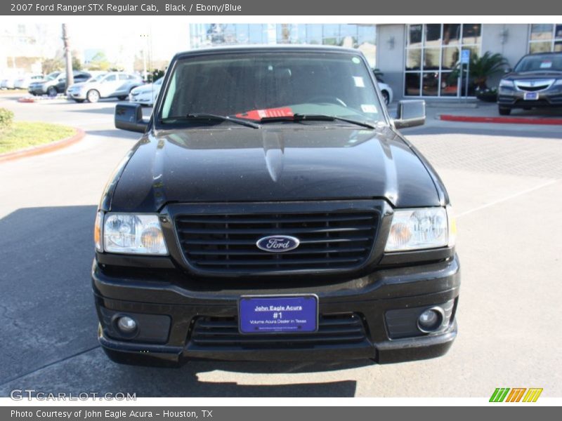 Black / Ebony/Blue 2007 Ford Ranger STX Regular Cab