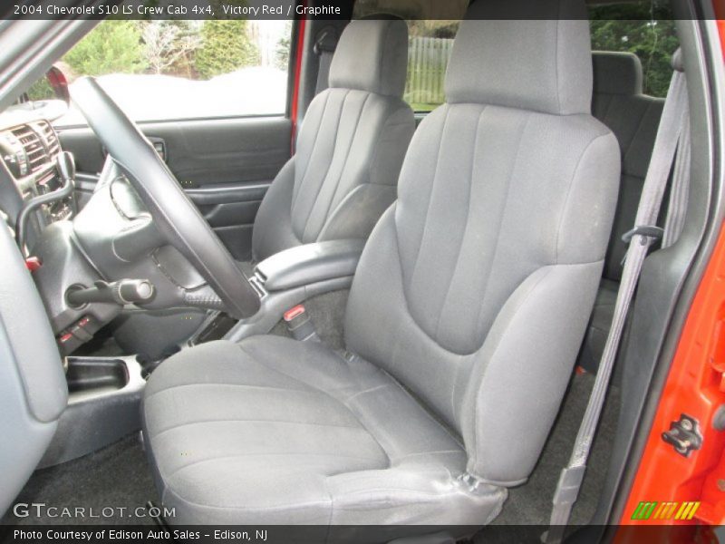 Victory Red / Graphite 2004 Chevrolet S10 LS Crew Cab 4x4
