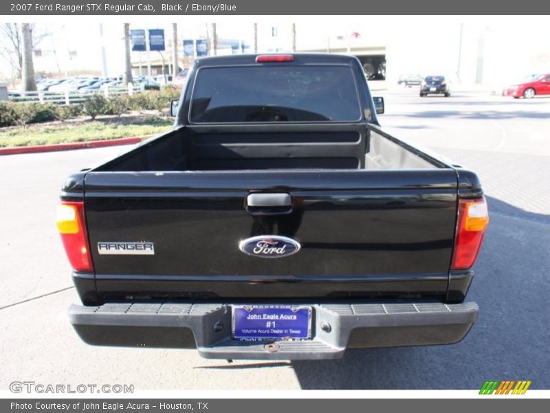 Black / Ebony/Blue 2007 Ford Ranger STX Regular Cab