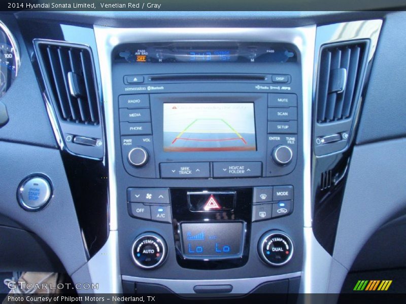 Venetian Red / Gray 2014 Hyundai Sonata Limited