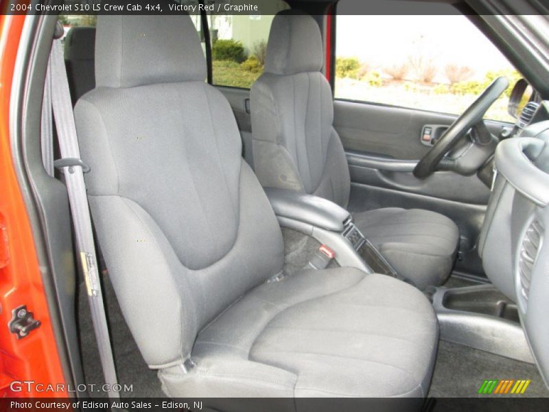 Victory Red / Graphite 2004 Chevrolet S10 LS Crew Cab 4x4