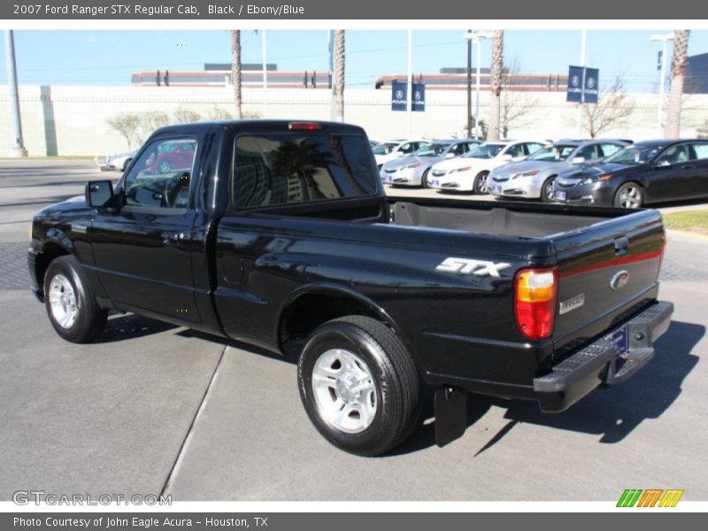 Black / Ebony/Blue 2007 Ford Ranger STX Regular Cab