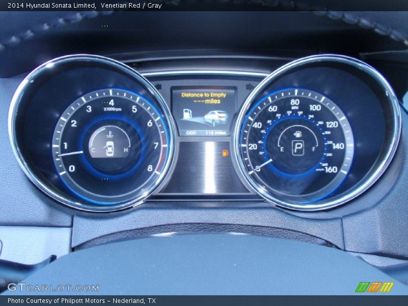 Venetian Red / Gray 2014 Hyundai Sonata Limited