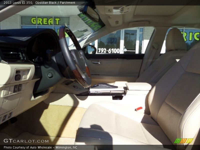 Obsidian Black / Parchment 2013 Lexus ES 350