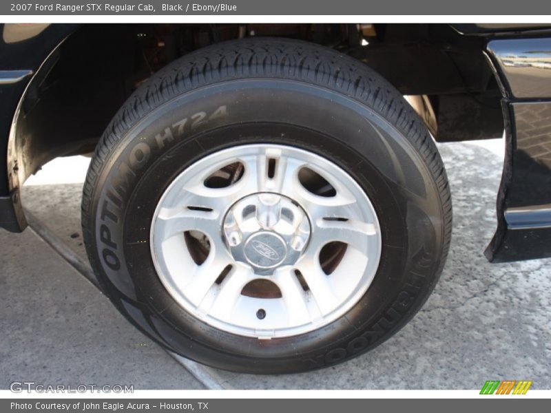 Black / Ebony/Blue 2007 Ford Ranger STX Regular Cab