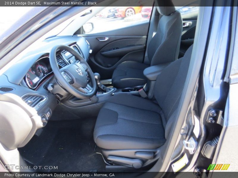 Maximum Steel Metallic / Black 2014 Dodge Dart SE
