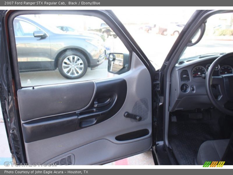 Black / Ebony/Blue 2007 Ford Ranger STX Regular Cab