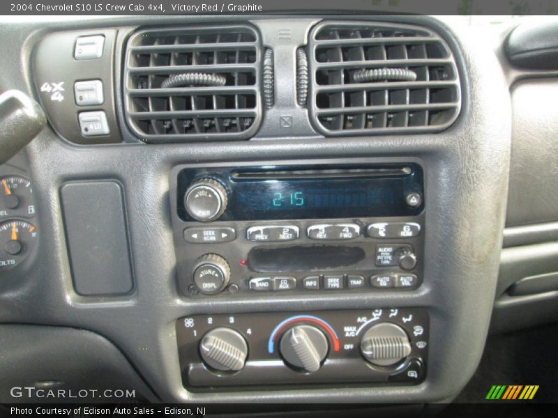 Victory Red / Graphite 2004 Chevrolet S10 LS Crew Cab 4x4