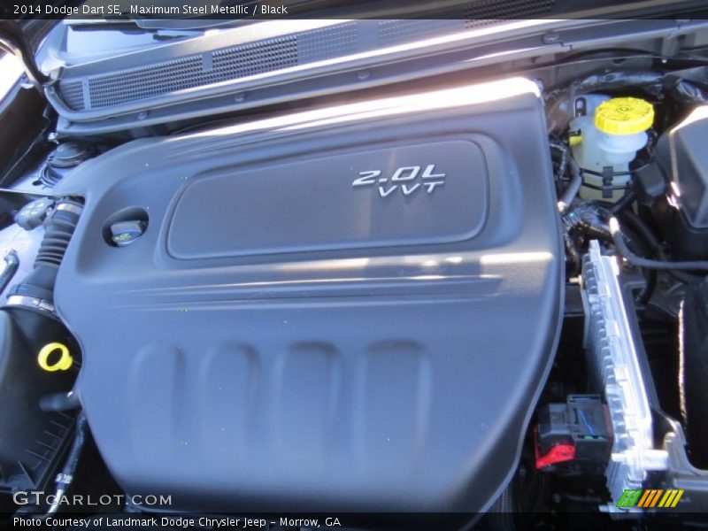 Maximum Steel Metallic / Black 2014 Dodge Dart SE
