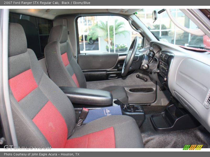 Black / Ebony/Blue 2007 Ford Ranger STX Regular Cab