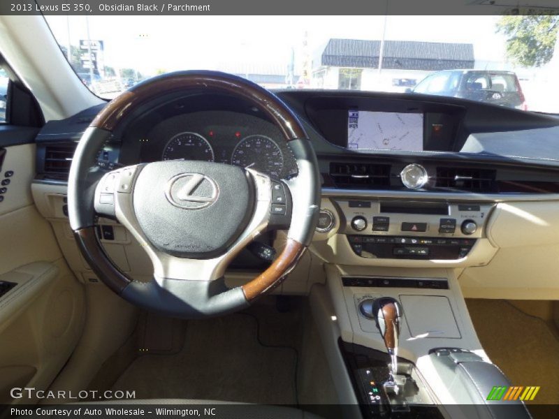 Obsidian Black / Parchment 2013 Lexus ES 350
