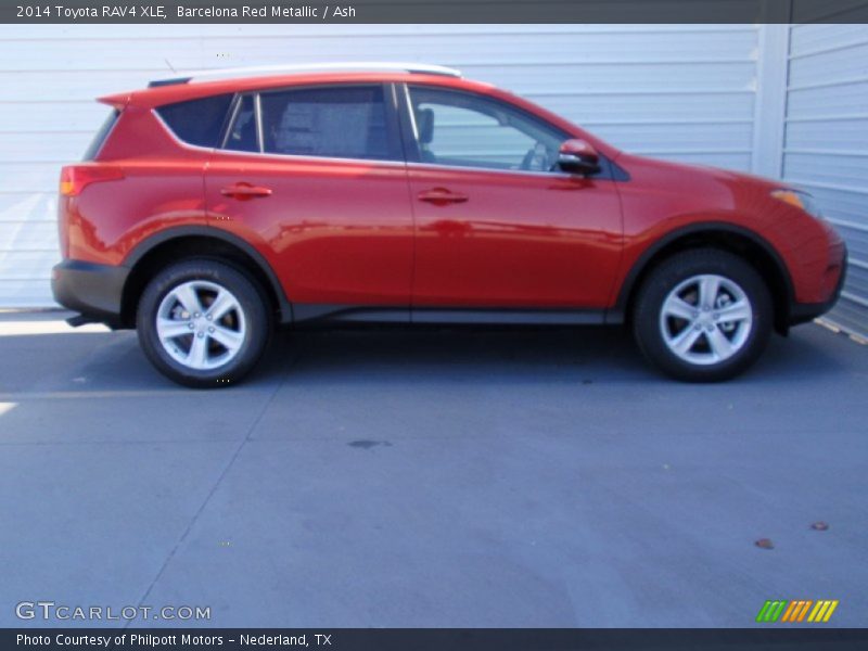 Barcelona Red Metallic / Ash 2014 Toyota RAV4 XLE
