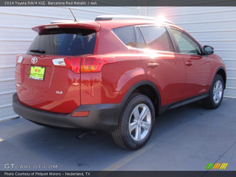 Barcelona Red Metallic / Ash 2014 Toyota RAV4 XLE