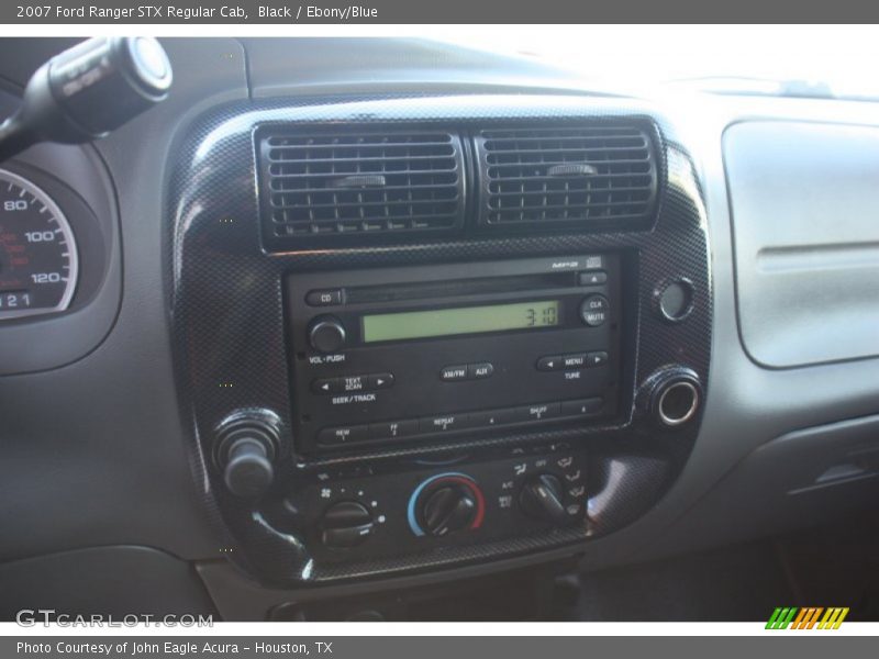 Black / Ebony/Blue 2007 Ford Ranger STX Regular Cab