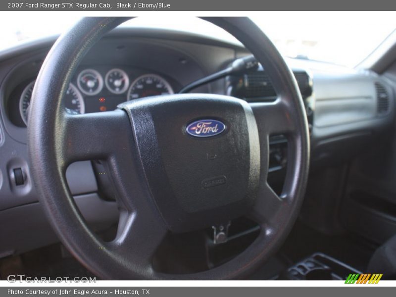 Black / Ebony/Blue 2007 Ford Ranger STX Regular Cab