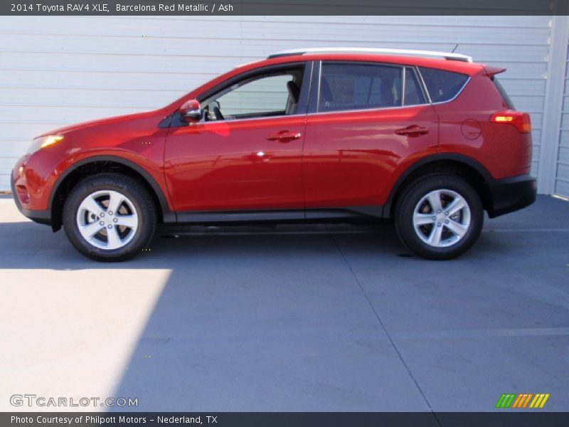 Barcelona Red Metallic / Ash 2014 Toyota RAV4 XLE