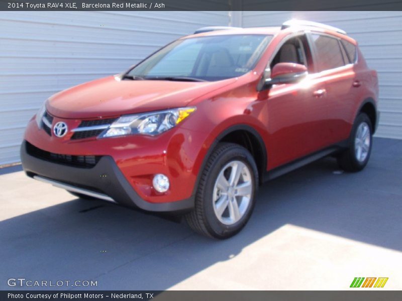 Barcelona Red Metallic / Ash 2014 Toyota RAV4 XLE