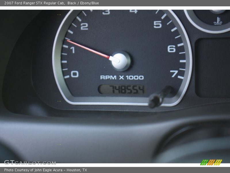 Black / Ebony/Blue 2007 Ford Ranger STX Regular Cab
