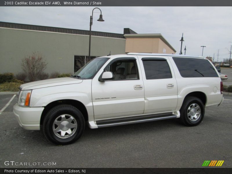 White Diamond / Shale 2003 Cadillac Escalade ESV AWD