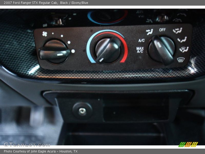 Black / Ebony/Blue 2007 Ford Ranger STX Regular Cab