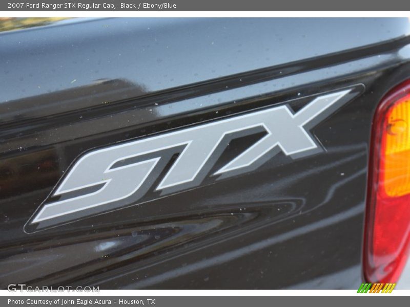 Black / Ebony/Blue 2007 Ford Ranger STX Regular Cab