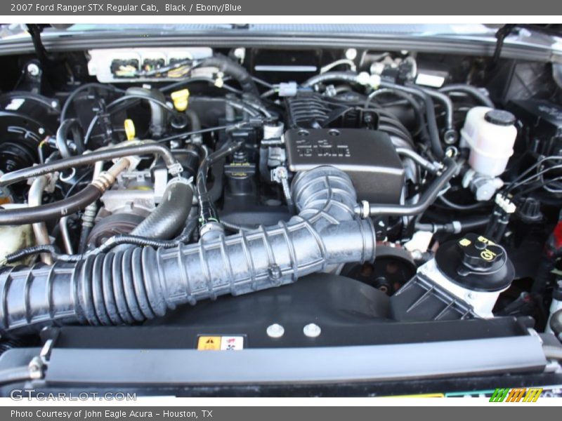 Black / Ebony/Blue 2007 Ford Ranger STX Regular Cab
